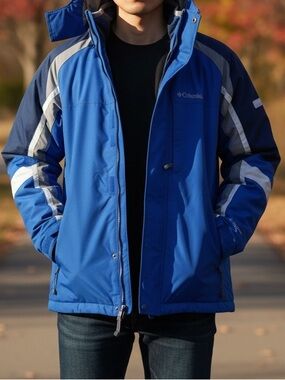Columbia Men’s Royal Blue and Navy Insulated Puffer Jacket